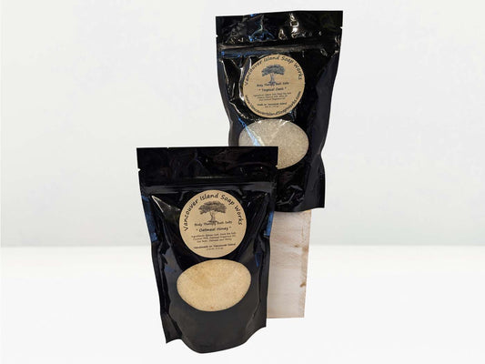 Bath salts from Vancouver Island Soap Works