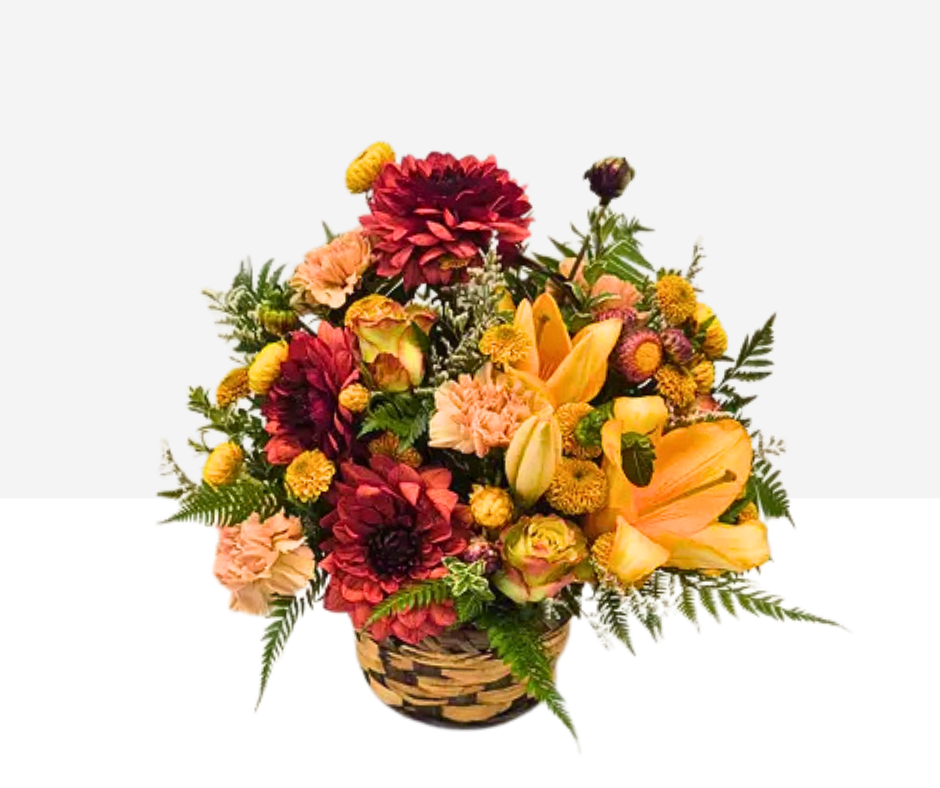 Harvest Moon Basket Arrangement